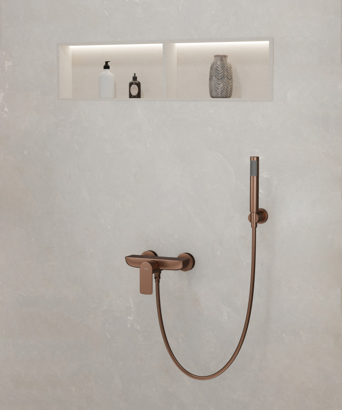 Mitigeur de douche mural Nunki