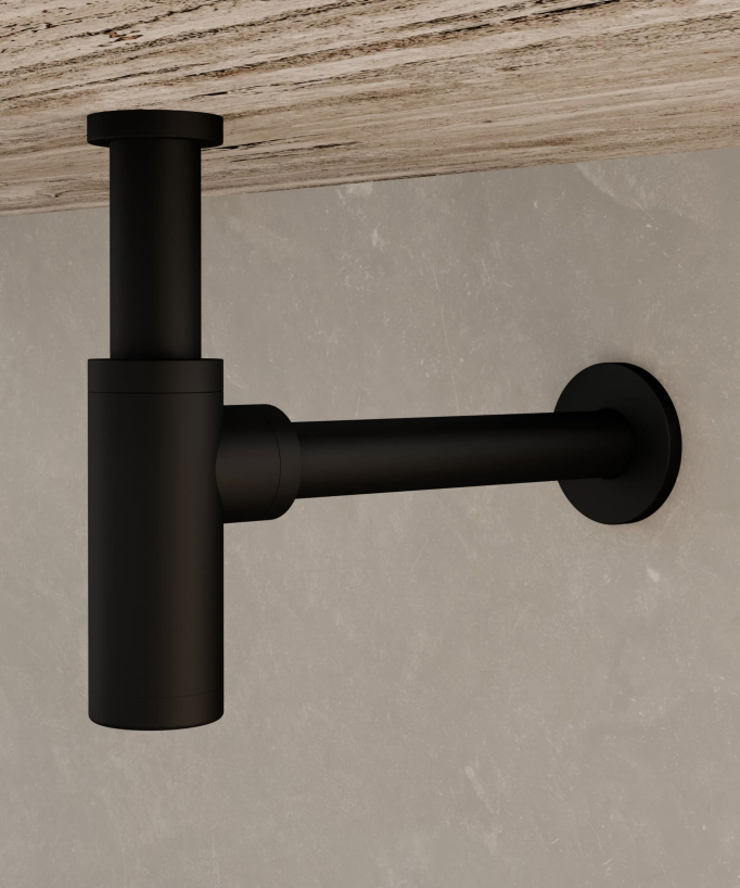 Siphon de lavabo - Noir