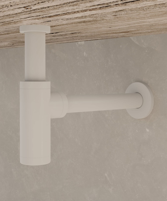 Siphon de lavabo - Blanc