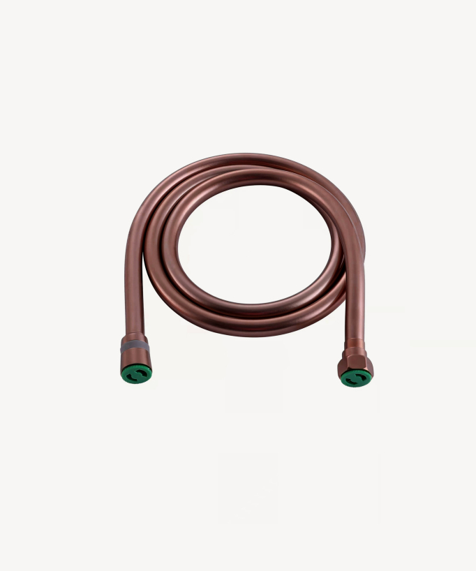 Flexible de douche en PVC - Or rose brossé