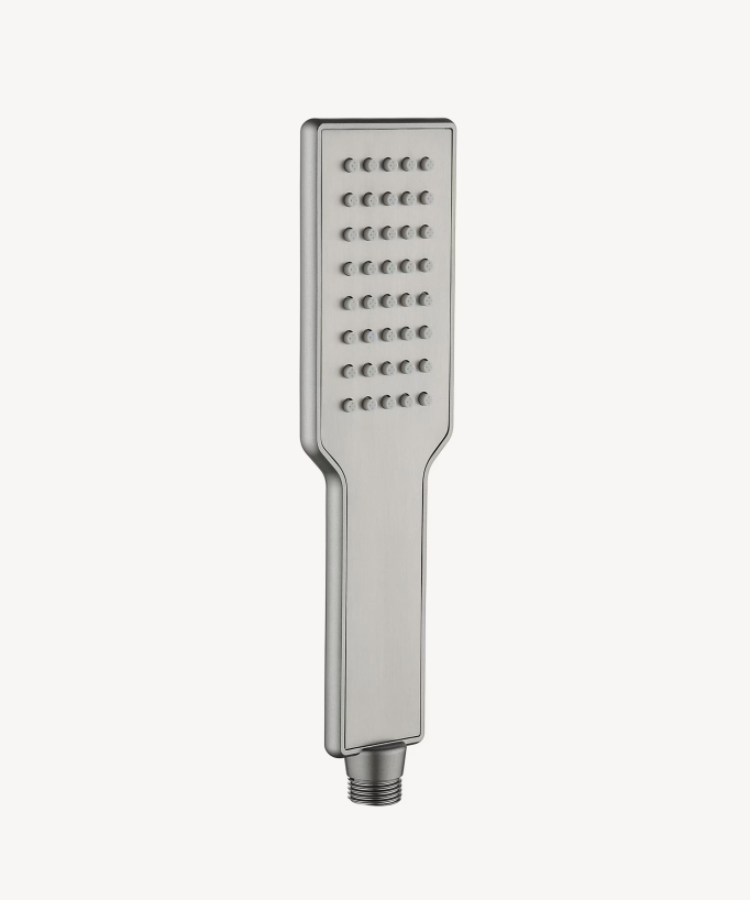 Douchette à main en acier inoxydable 1 jet - Nickel brossé