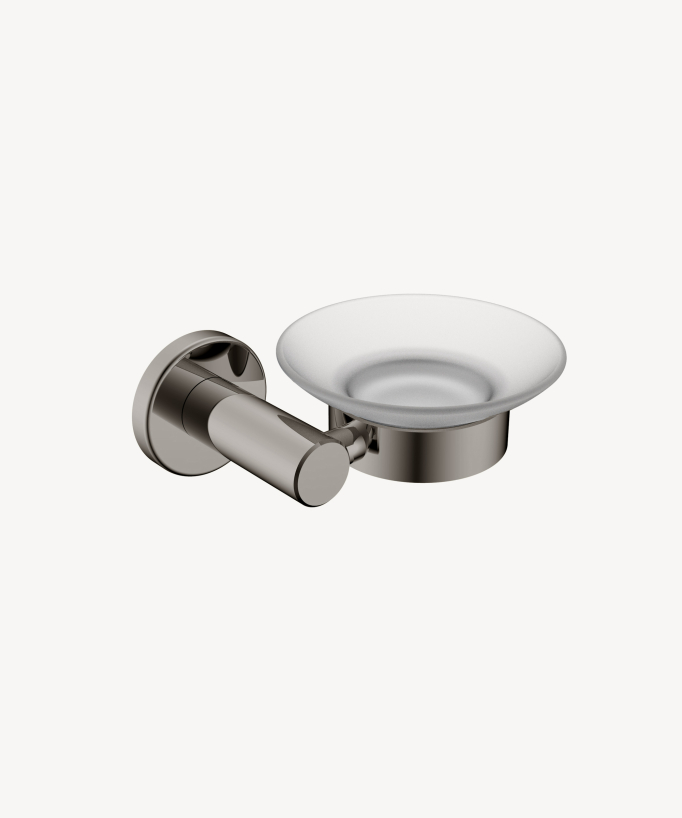 Porte-savon mural Nickel brossé - Corbeau