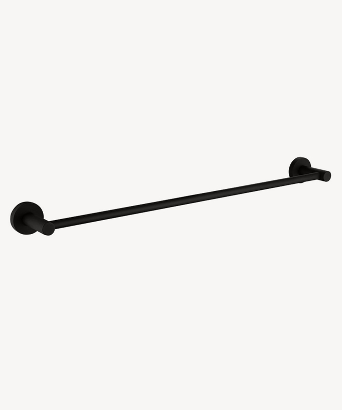 Porte serviettes simple Noir - Corbeau