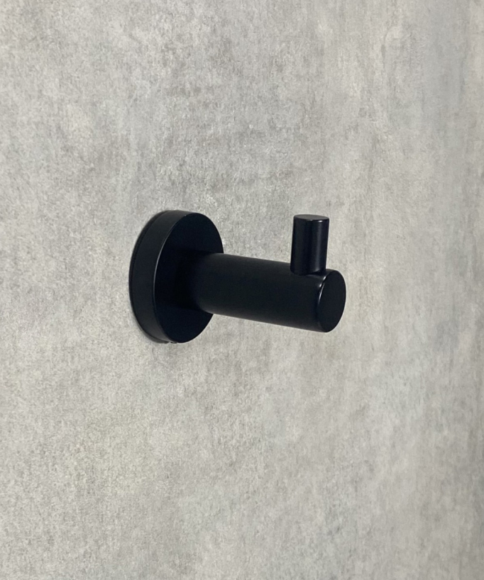 Patère crochet rond Noir - Tokio