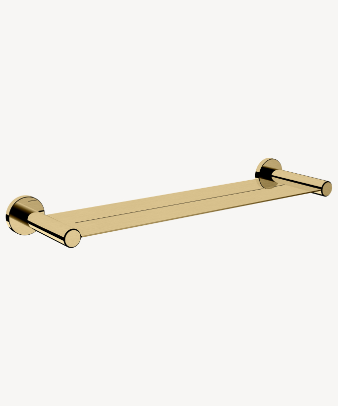 Etagère murale de salle de bain Doré brossé - Corbeau