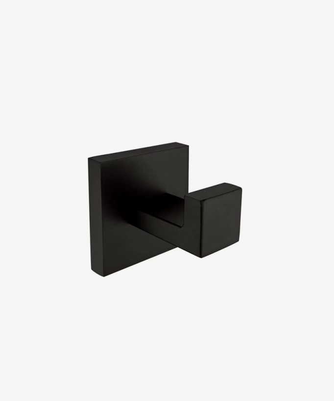 Patère inox Noir - Nara