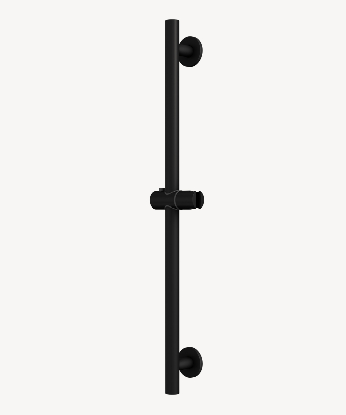 Barre de douche ronde Noir - Corbeau