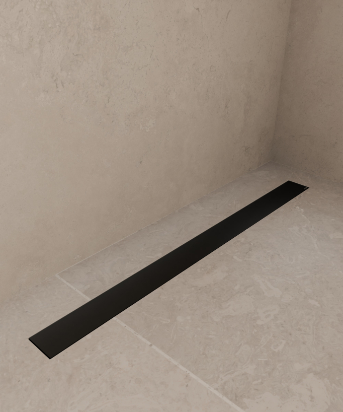 Caniveau de douche en inox - 900 mm