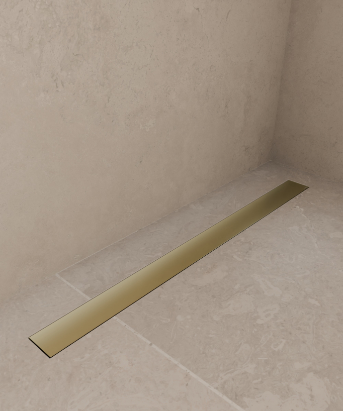 Caniveau de douche en inox - 600 mm