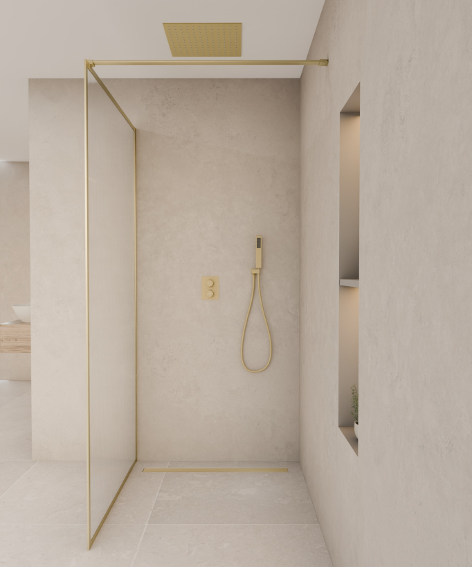 Caniveau de douche en inox - 600 mm