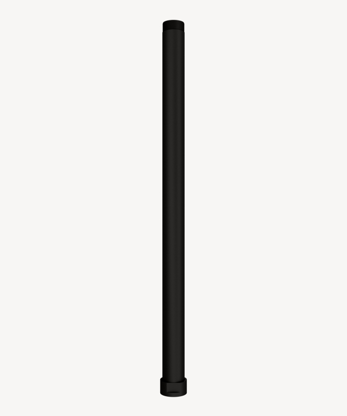 Extension colonne de douche 35 cm - Noir