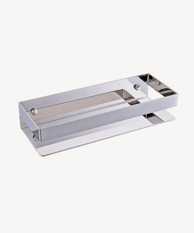 Etagère murale en inox 30 cm - Chromé