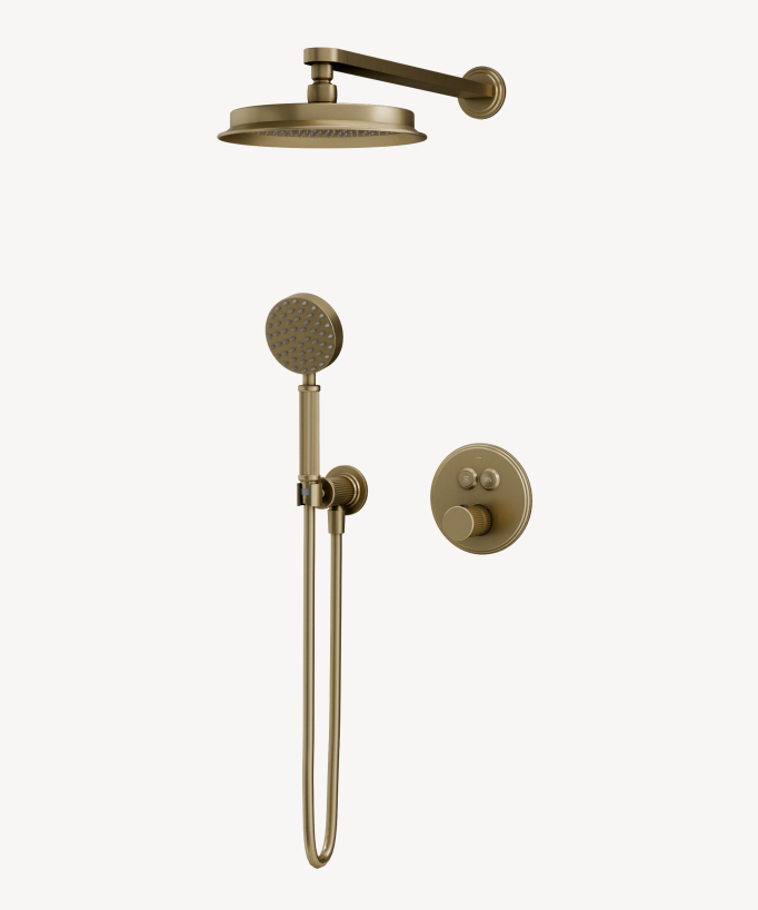 Colonne de douche thermostatique encastrable - Hera