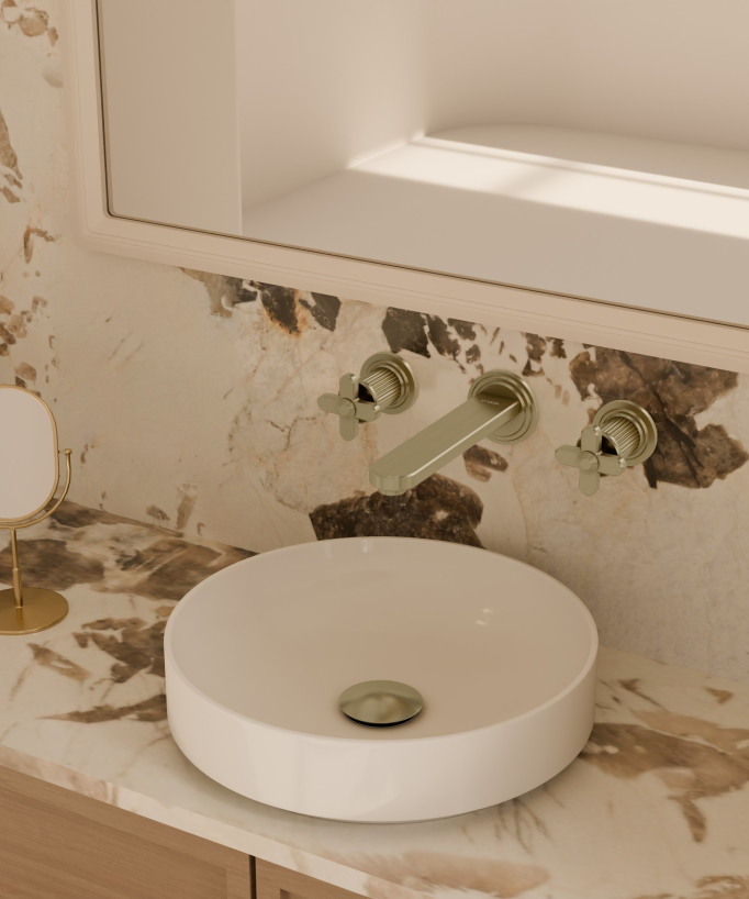 Mélangeur de lavabo mural - Hera