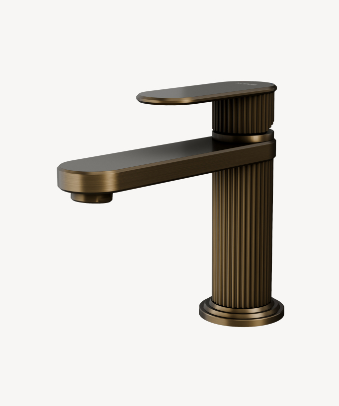 Mitigeur lavabo à poser Bronze - Hera