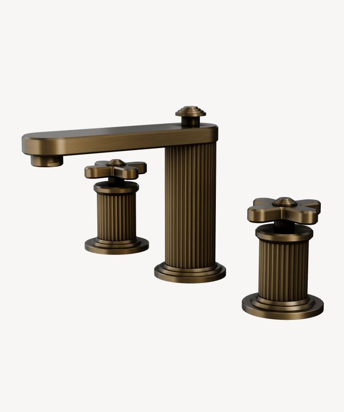 Mélangeur de lavabo sur plage Bronze - Hera