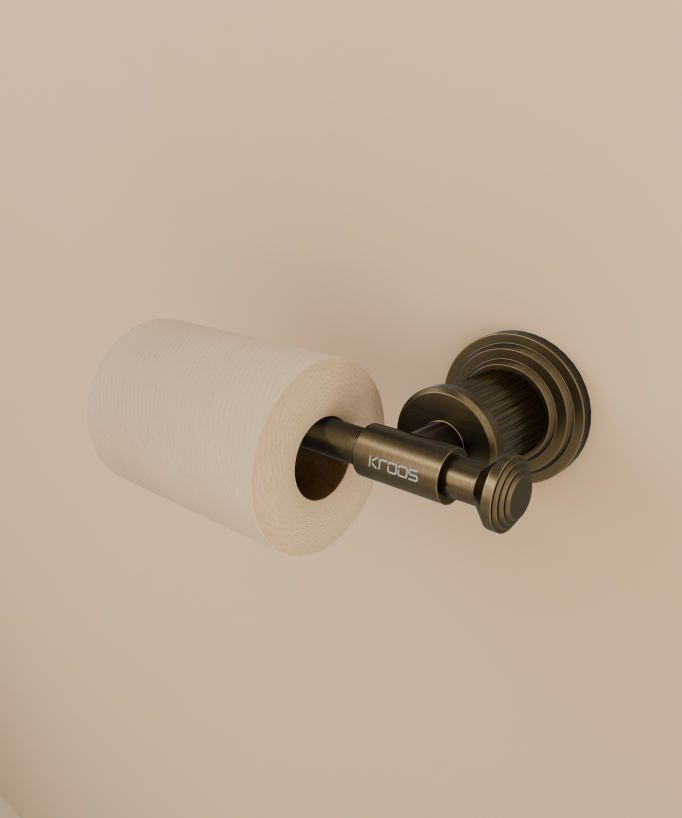 Porte-papier toilette mural Bronze - Hera