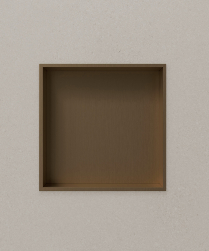 Niche salle de bain encastrable  - Bronze