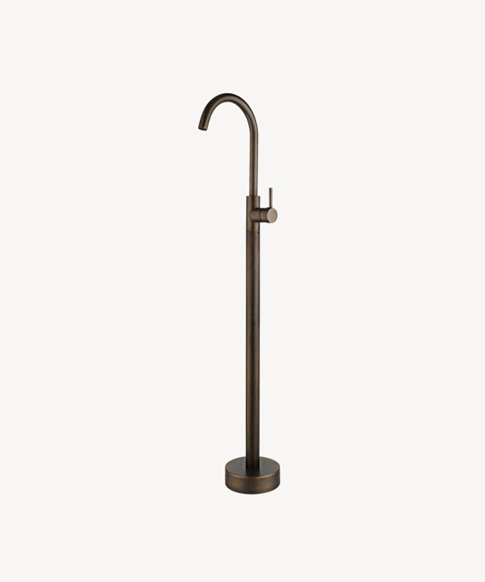 Robinet mitigeur bain monocolonne bronze - Corbeau