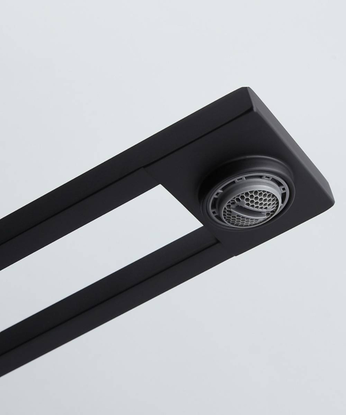 Mitigeur lavabo design - Noir mat