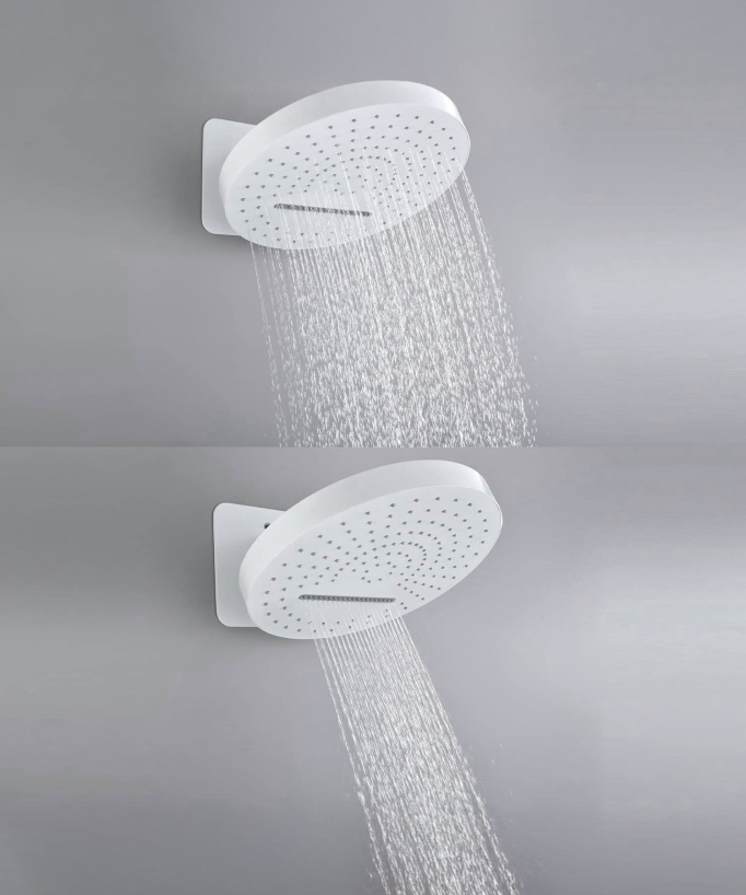 Pack mitigeur de douche encastrée pommeau pluie et cascade