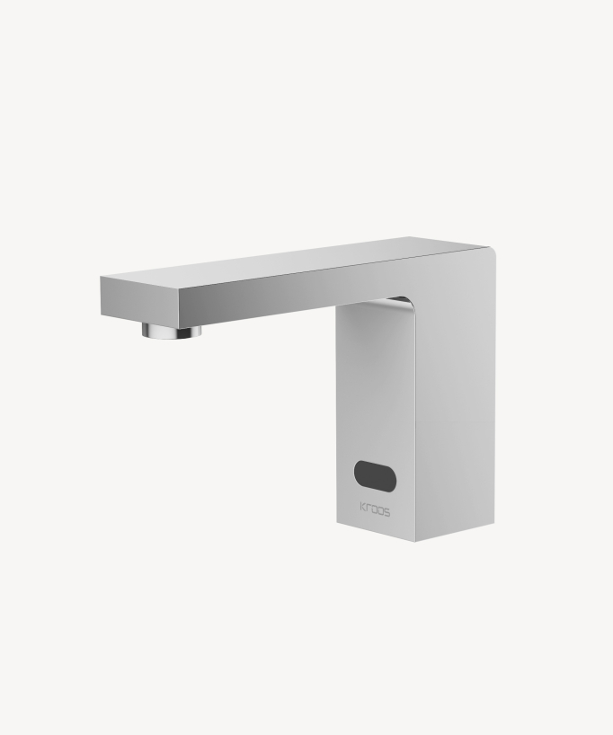 Robinet de lavabo automatique, eau froide Chromé - Sirius