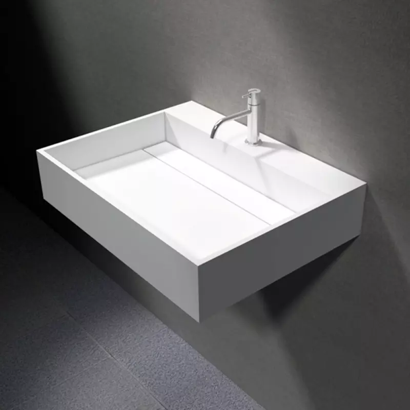 Maximisez l'espace et l'élégance de votre salle de bain avec un lavabo suspendu. 