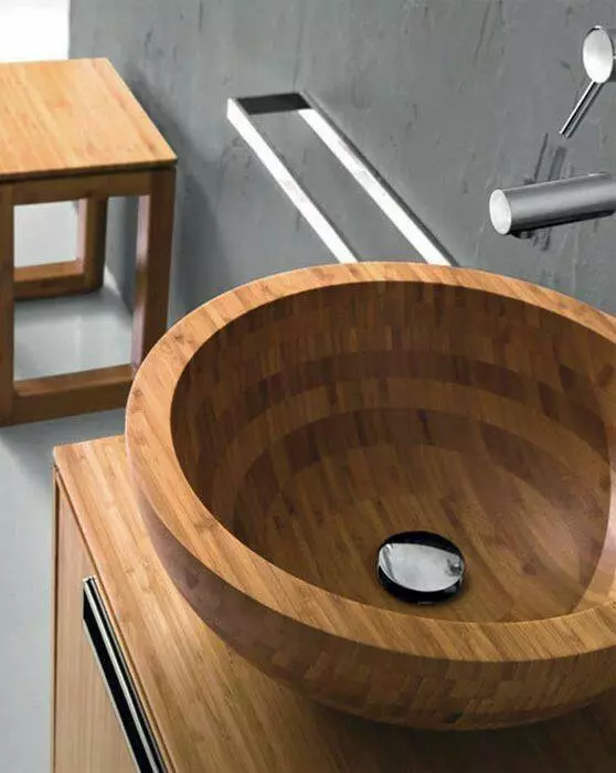 vasque en bois