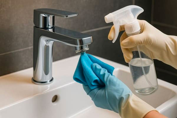Comment détartrer un robinet de salle de bains ?