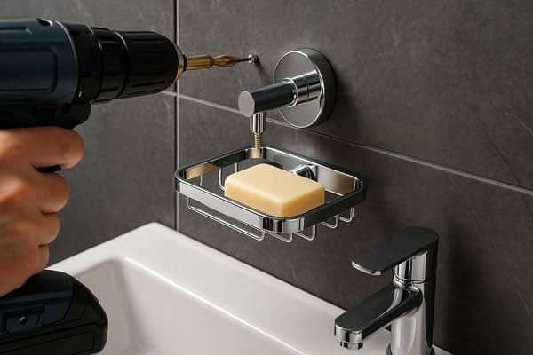 Comment installer un porte-savon mural ?