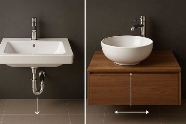Lavabo ou vasque : que choisir pour votre salle de bains ?