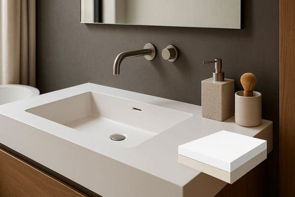Les atouts du Solid surface pour votre salle de bain