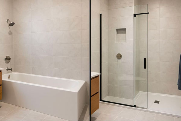 Remplacer la baignoire par une douche