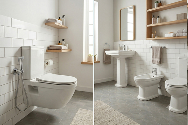 Douchette WC ou bidet : quelles différences ?